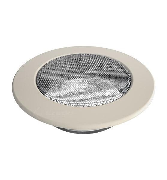Вентиляционная решетка для камина Kratki КРУГЛАЯ бежевая д.125 FI/125K