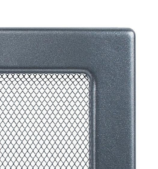 Вентиляционная решетка для камина Kratki 11х11 графитовая 11G