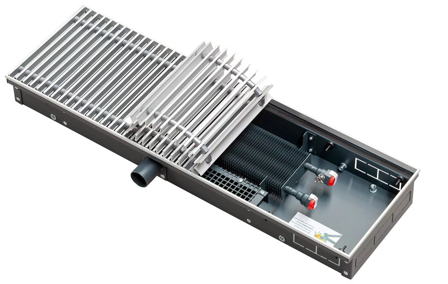 Внутрипольный конвектор Techno Air KVVZ 350-140-1200