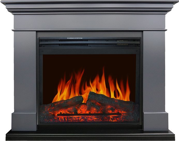 Электрокамин с широким очагом 2D Royal Flame California Graphite grey с очагом Jupiter FX