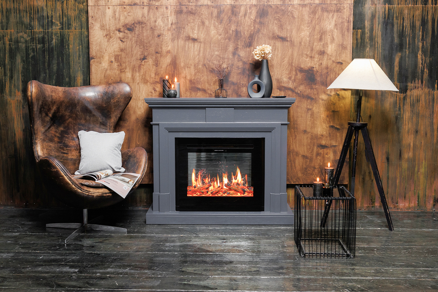 Электрокамин Royal Flame Coventry Graphite Grey с очагом Dioramic 28 LED FX