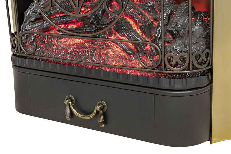 Электрокамин Royal Flame Sorrento с очагом Majestic FX Brass