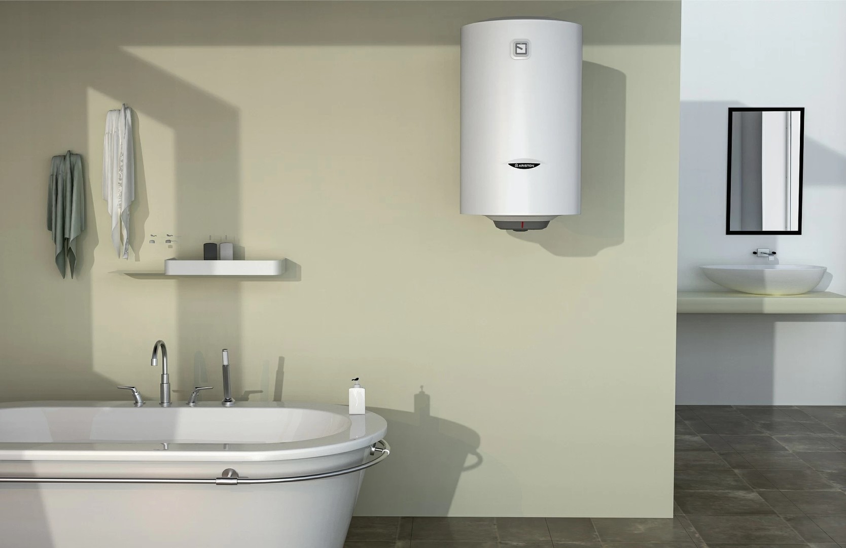Электрический накопительный водонагреватель Ariston PRO1 R 100 V 1,5K PL DRY