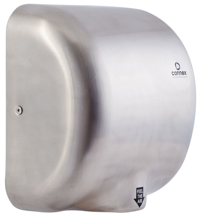 Металлическая сушилка для рук CONNEX HD-1200 BRUSHED AIR TURBO