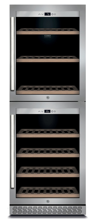 Встраиваемый винный шкаф 101-200 бутылок CASO WineChef Pro 126-2D
