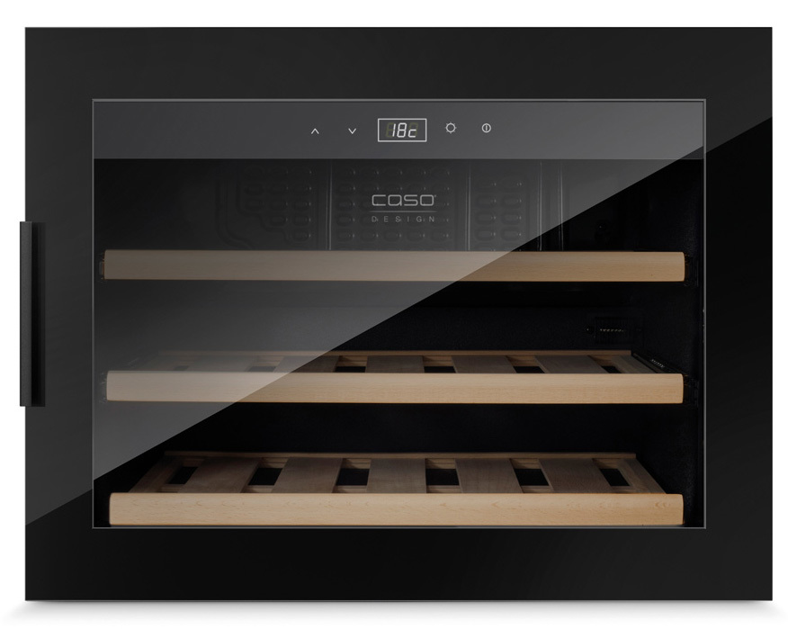 Встраиваемый винный шкаф CASO WineSafe 18 EB Black