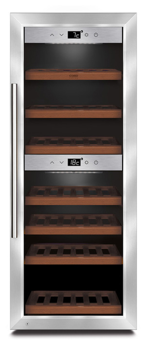 Отдельностоящий винный шкаф 22-50 бутылок CASO WineComfort 380 Smart