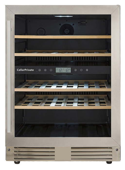 Встраиваемый винный шкаф 22-50 бутылок Cellar Private CP043-2T