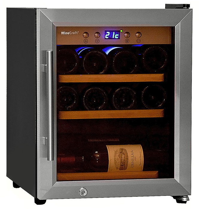 Отдельностоящий винный шкаф 12-21 бутылка Wine Craft SC-12M Grand Cru