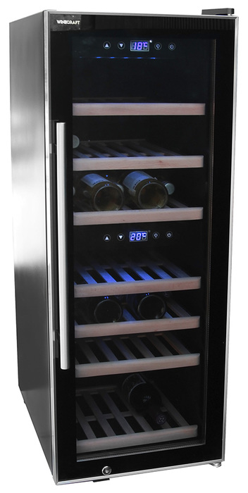 Отдельностоящий винный шкаф 22-50 бутылок Wine Craft BC-38BZ Grand Cru