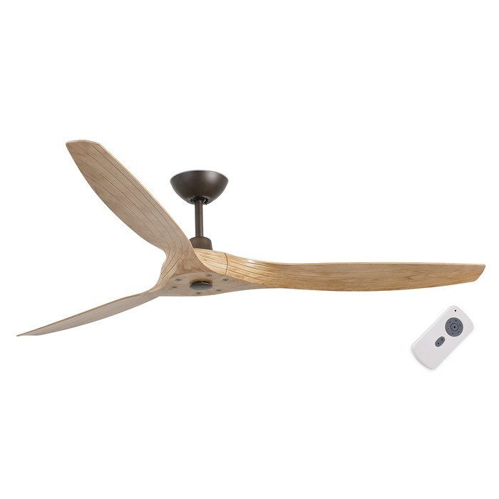 Потолочный вентилятор Faro Barcelona MOREA CLEAR BROWN (33519)