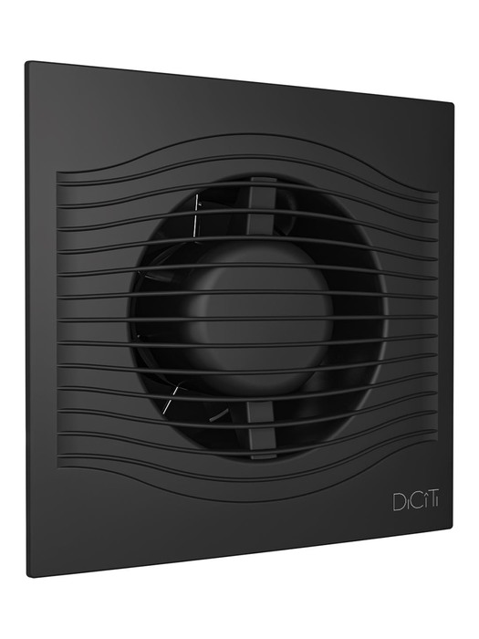 Вытяжка для ванной диаметр 100 мм DiCiTi SLIM 4C Matt Black