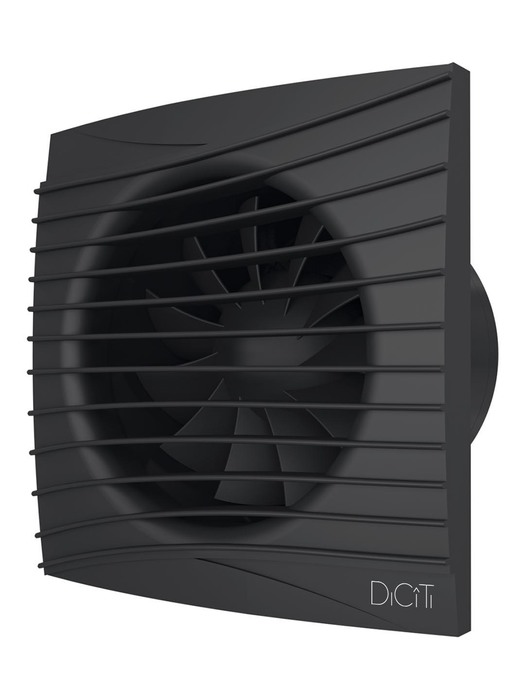 Вытяжка для ванной диаметр 125 мм DiCiTi SILENT 5C Matt Black