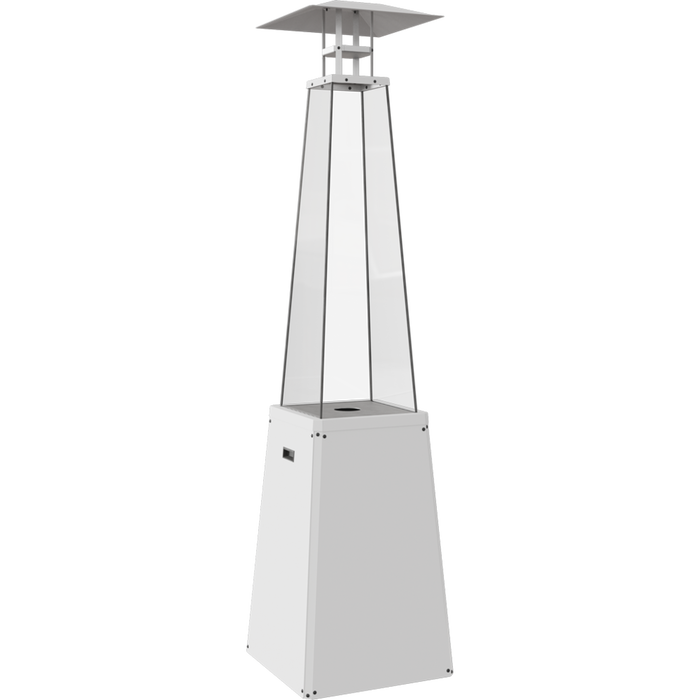 Газовый уличный обогреватель мощностью 11-12 кВт Kratki UMBRELLA/BS/B/G31/37MBAR/S/ZE - без стоек (белый)