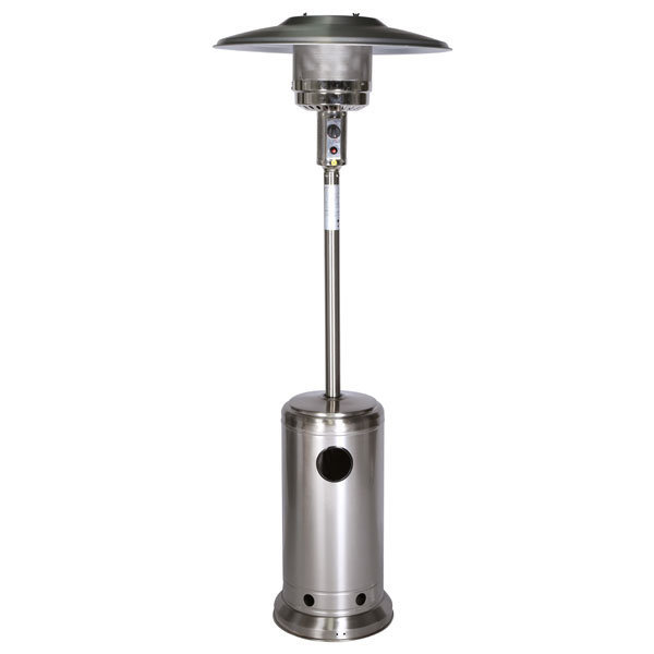 Газовый уличный обогреватель мощностью 13-14 кВт WWT 13B Stainless steel