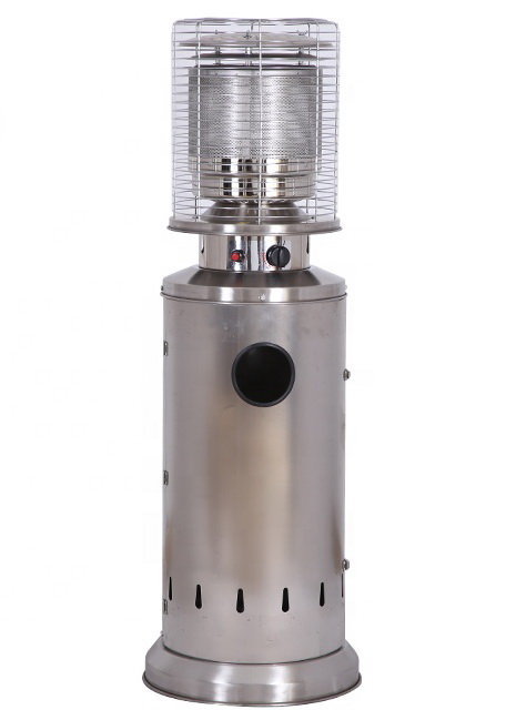 Газовый уличный обогреватель мощностью 13-14 кВт WWT 13H Stainless steel
