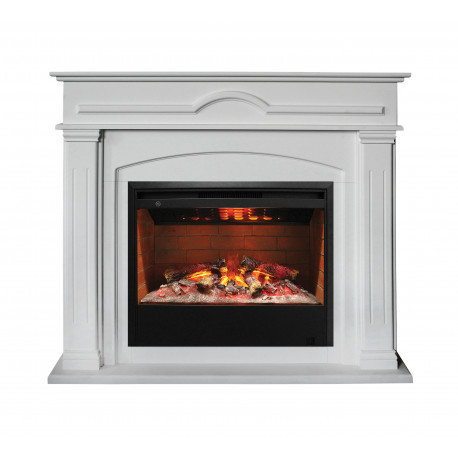 Электрокамин с широким очагом 3D Real-Flame Mirra 26 WT-F611 с очагом 3D Helios 26