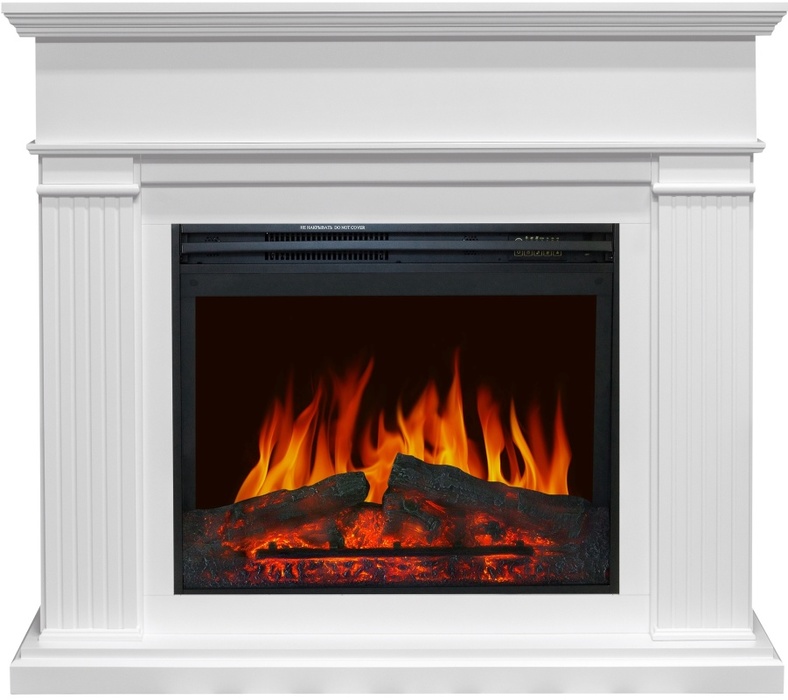 Электрокамин с широким очагом 2D Royal Flame Adagio с очагом Jupiter FX New (белый)