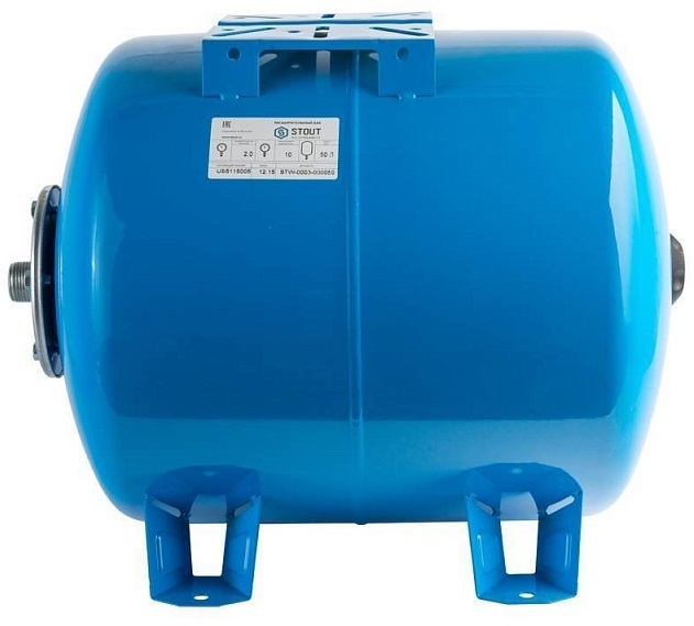 Гидроаккумулятор STOUT 50л/10бар горизонтальный (STW-0003-000050)
