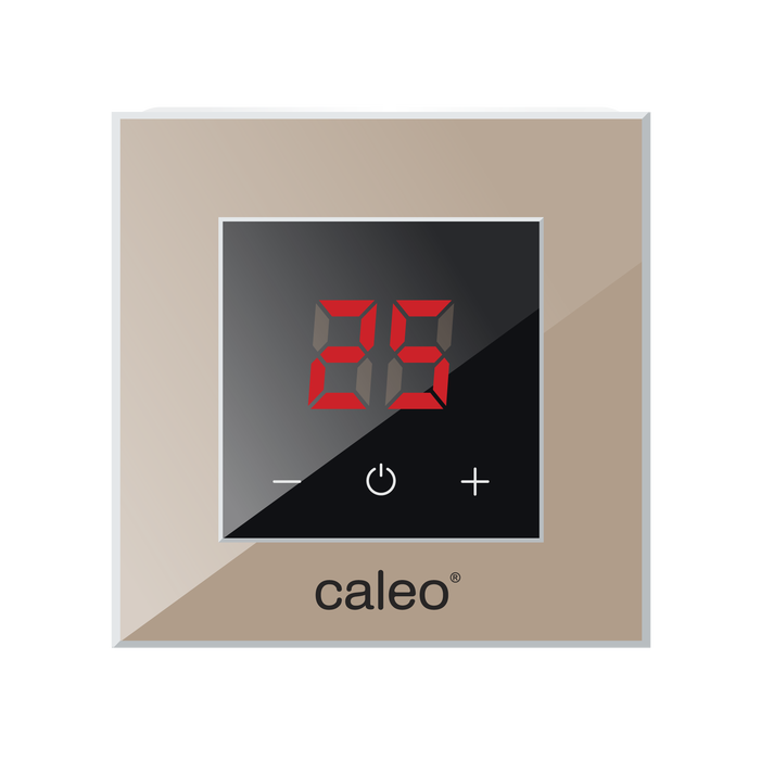 Терморегулятор для теплого пола Caleo Nova (кофейный)