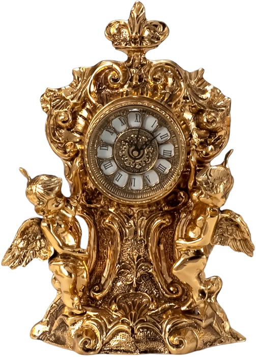Проекционные часы Virtus TABLE CLOCK TWO ANGELS WITH WINGS BRONZE