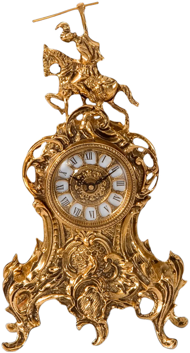 Проекционные часы Virtus TABLE CLOCK RIBBON HORSE BRONZE