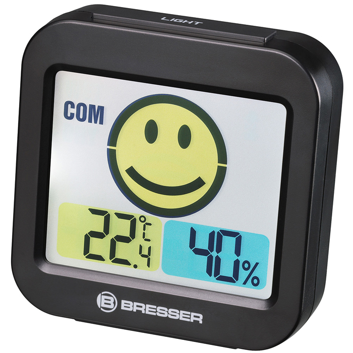 Цифровая метеостанция Bresser MyTime Smile (черная) (74658)