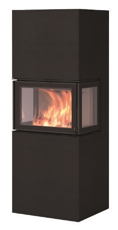 Готовый дровяной каминокомплект Nordpeis Box (топка N-20U, черный)