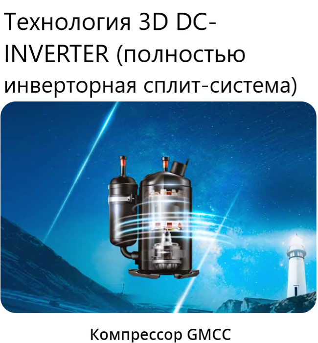 Внешний блок мульти сплит-системы на 3 комнаты Mdv Free match MD3O-21HFN8
