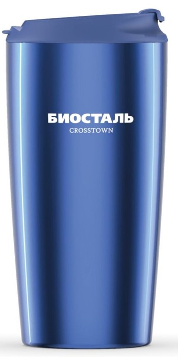 Термос Biostal Crosstown (0,5 л) синяя (NMS-500В)