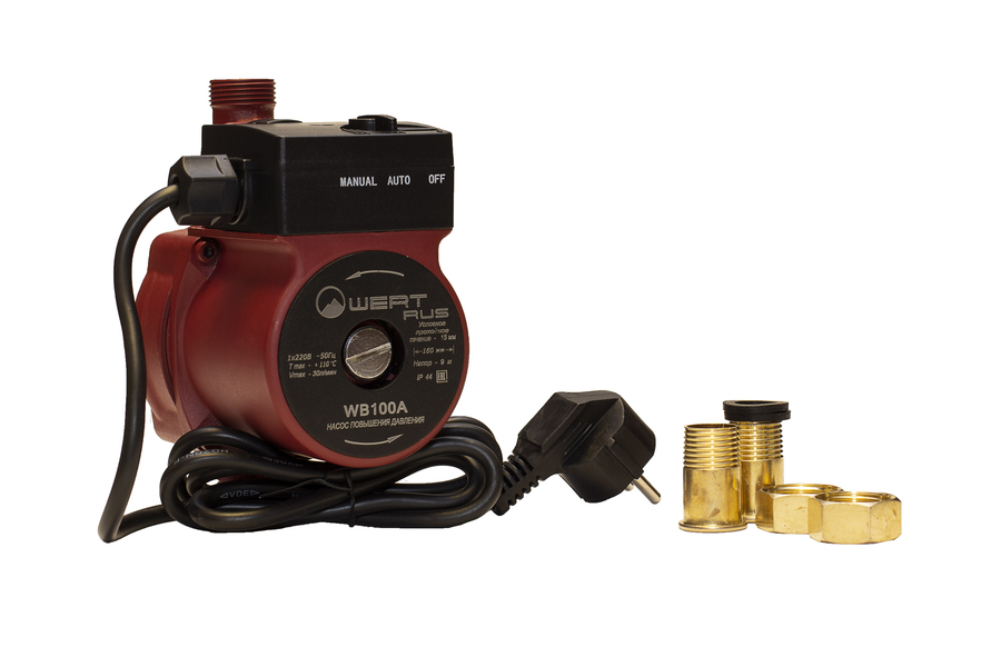 Циркуляционный насос WERTRUS WB-100A (повысительный)