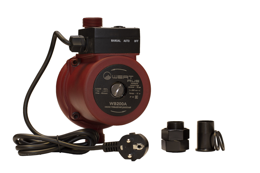 Циркуляционный насос WERTRUS WB-200A (повысительный)