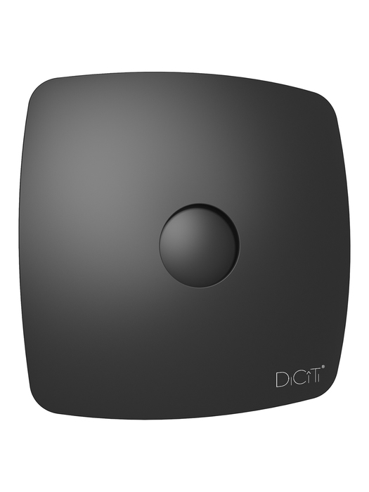 Вытяжка для ванной диаметр 100 мм DiCiTi RIO 4C Matt black