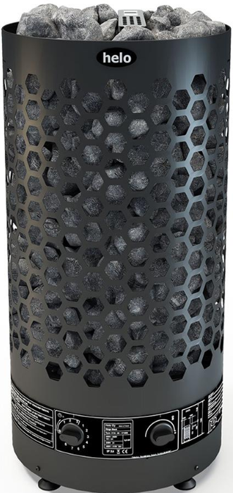 Электрическая печь 7 кВт Helo Ringo Black 60 STJ BWT (6 кВт, пассивный парогенератор)