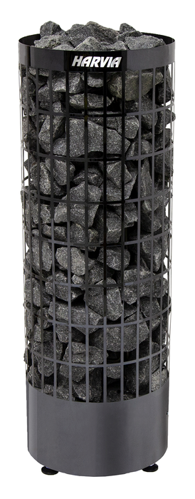 Электрическая печь 9 кВт HARVIA Cilindro PC90E Black Steel без пульта