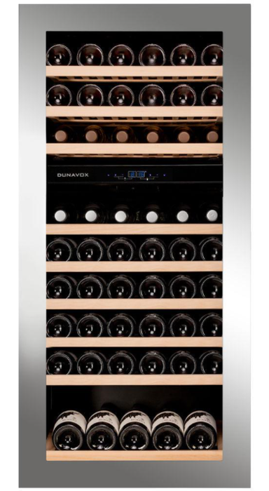 Встраиваемый винный шкаф Dunavox DAVG-72.185DSS.TO
