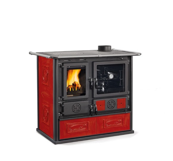 Дровяная печь La Nordica Rosa 4.0 Liberty BO (бордовый)
