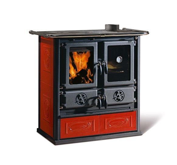 Дровяная печь La Nordica Rosetta BII Liberty BO (бордовый)