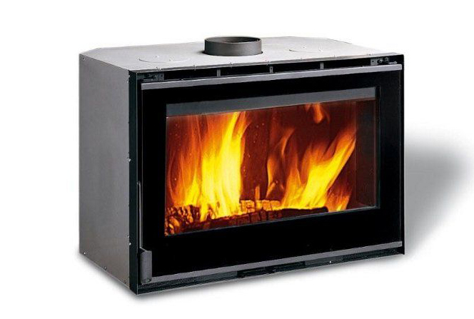 Фронтальная дровяная топка La Nordica Inserto 80 Crystal evo Ventilato