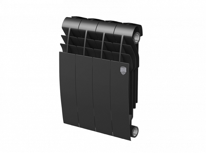 Биметаллический радиатор Royal Thermo Biliner 350 VD 4 секц. Noir Sable