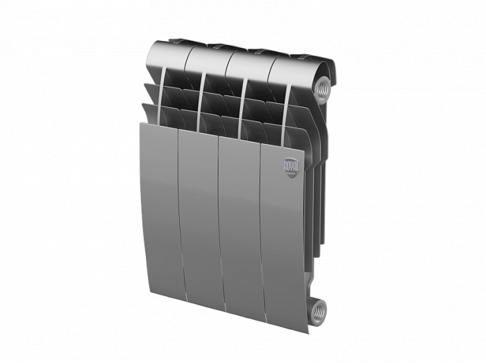 Биметаллический радиатор Royal Thermo Biliner 350 VD 4 секц. Silver Satin
