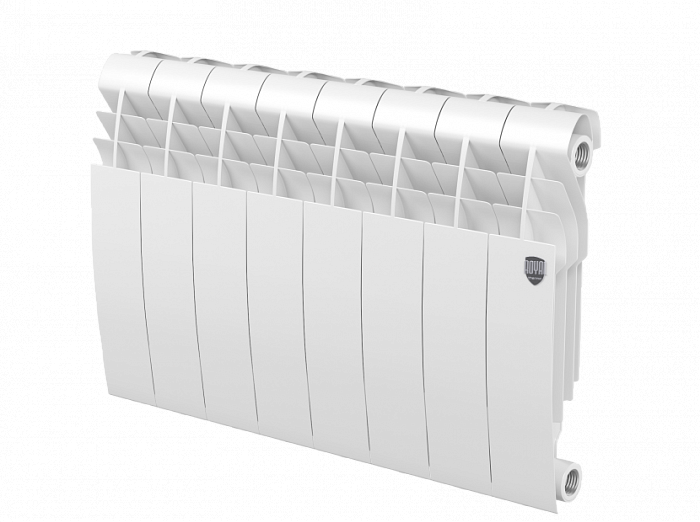 Биметаллический радиатор Royal Thermo Biliner 350 VD 8 секц. Bianco Traffico