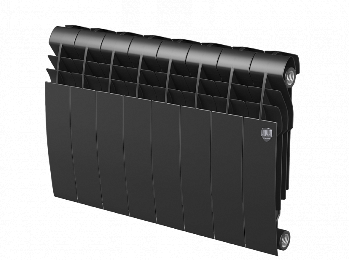 Биметаллический радиатор Royal Thermo Biliner 350 VD 8 секц. Noir Sable