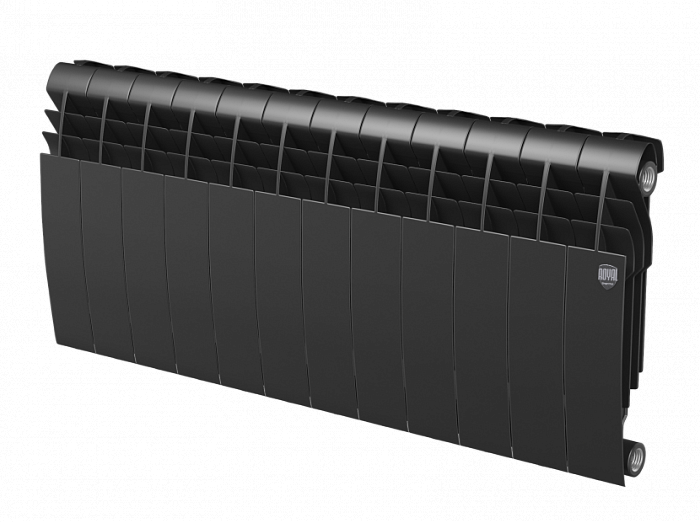 Биметаллический радиатор Royal Thermo Biliner 350 VD 12 секц. Noir Sable