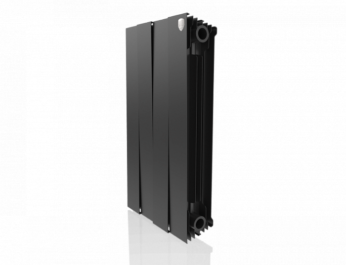 Биметаллический радиатор Royal Thermo Pianoforte 500 VDR80 4 секц. Noir Sable
