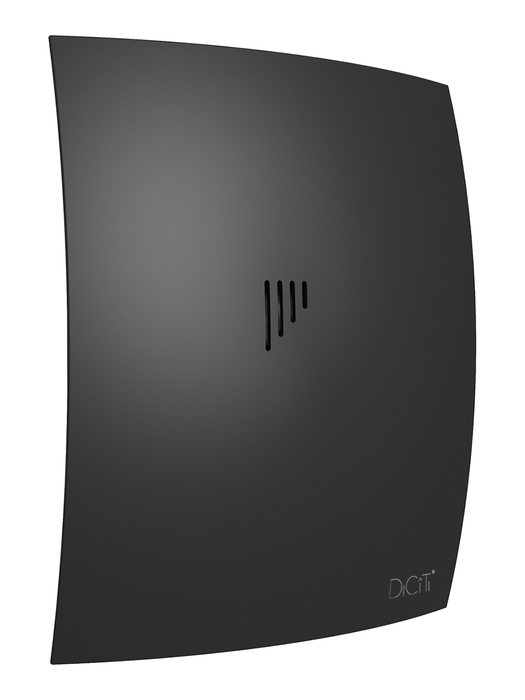 Вытяжка для ванной диаметр 100 мм DiCiTi BREEZE 4C Matt black