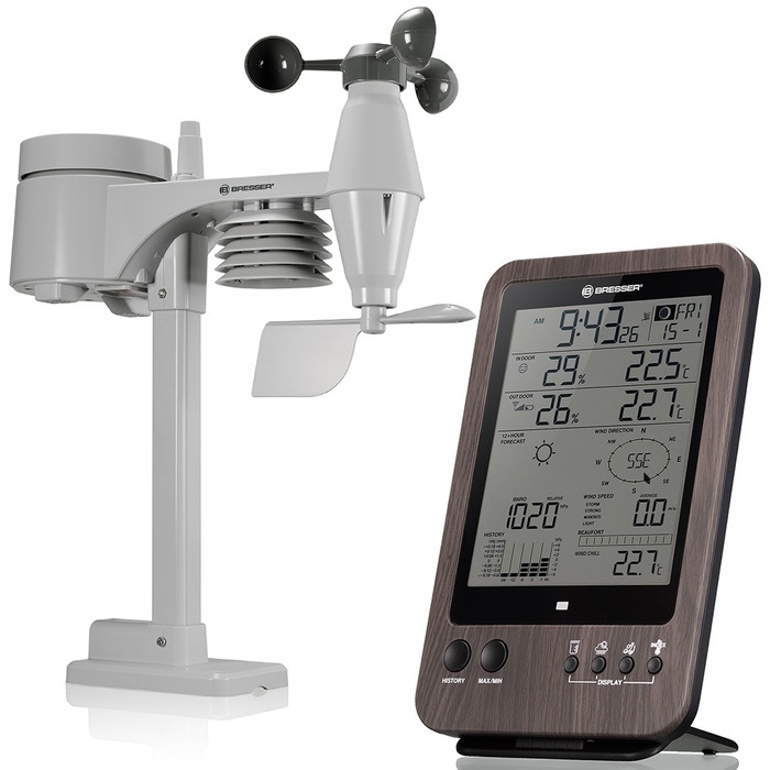 Цифровая метеостанция Bresser «5 в 1» WTW (75698)