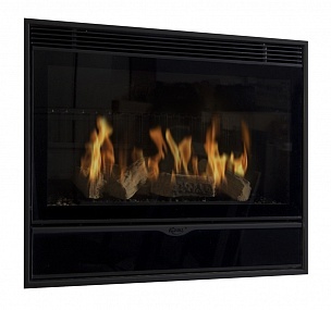 Встраиваемый газовый камин Karma ELEGANCE 67 EXCLUSIVE Slim line 15 anthracite metallic NG