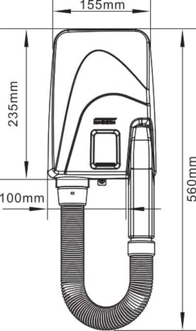 Настенный фен CONNEX WT-950W2