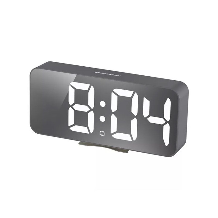 Проекционные часы Bresser MyTime Echo FXL, серые